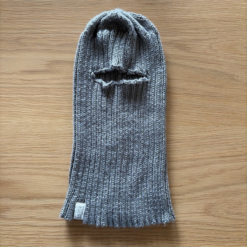Poler Gray Knit Balaclava